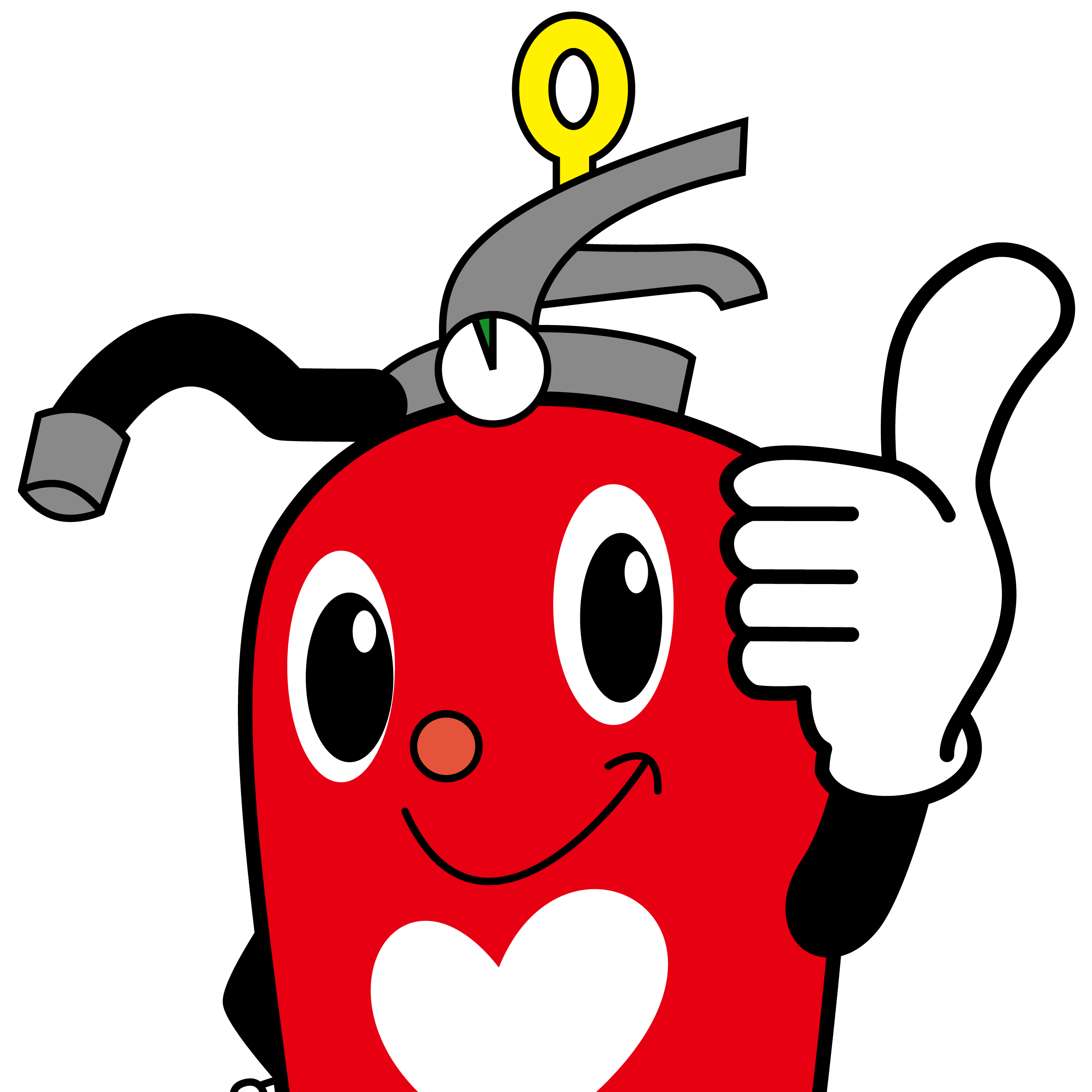 マスコットキャラクター「まもるくん」